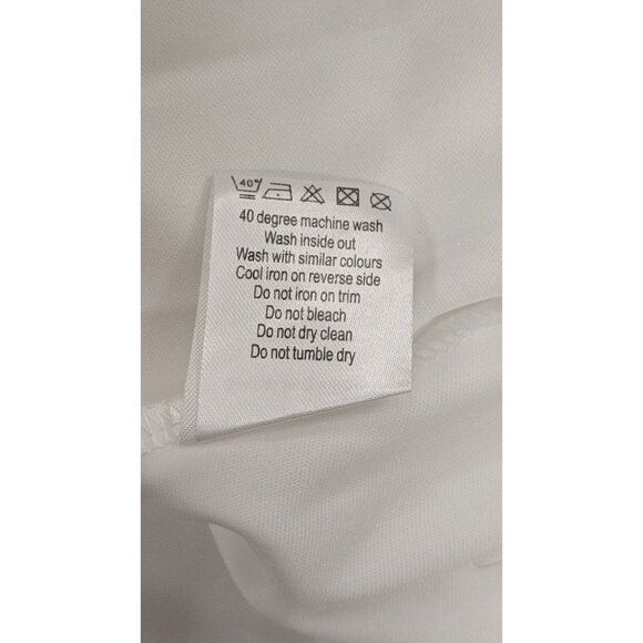 Eilly Bazar Womens Small White Back Zip Sleeveless Ruffle Hem Lace A Line Dress - Picture 8 of 8